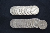 20 - Washington Silver Quarters; Various Dates; 20xBID
