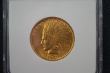 1907 Indian Head Ten Dollar Gold Coin; MS-62