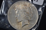 1923 Peace Dollar; XF