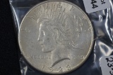 1923-S Peace Dollar; AU