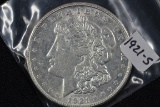 1921-S Morgan Dollar; Unc.