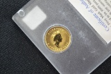 Canadian Gold Maple Leaf 1/10 oz. Coin; .999 Pure Gold
