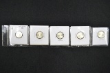 5 -Silver Eagle 1/10 oz. Coins; 5xBID