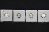 4 -Silver Eagle 1/10 oz. Coins; 4xBID