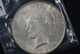 1922 Peace Dollar; AU