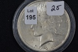 1925 Peace Dollar; AU