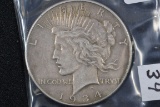 1934 Peace Dollar; XF