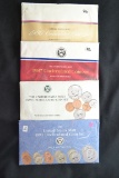 4 - U.S. Mint Sets including 1986, 1987, 1989, and 1990; 4xBID
