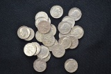 1 Lot of 25 Roosevelt Silver Dimes