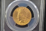 1926 Indian Head Ten Dollar Gold Coin; MS-63