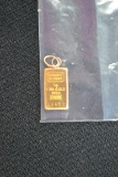 Credit Suisse 1 gram Gold Pendant