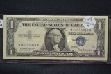 2 - 1957 One Dollar Silver Certificates w/Consecutive Serial Numbers; 2xBID