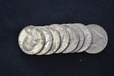 8 - Franklin Half Dollars; 8xBID