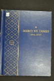 Partial Book of Mercury Dimes including 69 Total Coins; No Key or Semi-Key Dates