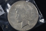 1926-S Peace Dollar; AU