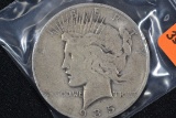1935-S Peace Dollar; F