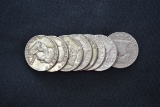 8 - Franklin Half Dollars; 8xBID