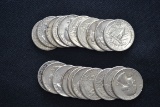 20 - Washington Silver Quarters; 20xBID