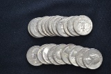 20 - Washington Silver Quarters; 20xBID
