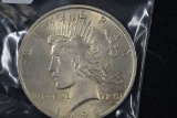 1922 Peace Dollar; Unc.