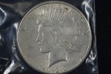 1922-S Peace Dollar; Unc.