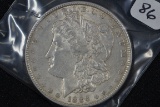 1886 Morgan Dollar; AU