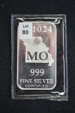 Missouri 1/2 oz. Silver Bar