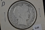 1906-D Barber Half Dollar