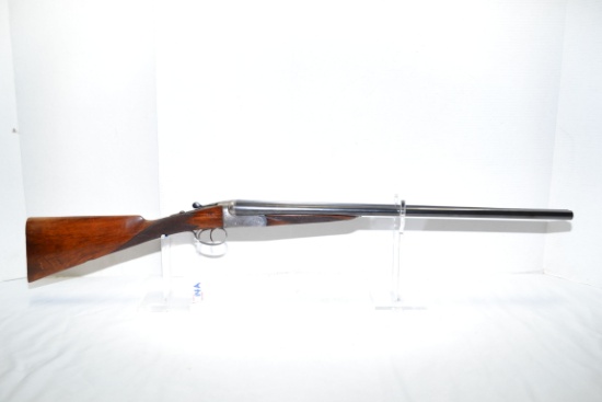 William Ford 16 Ga. Side-by-Side Double BBL Shotgun w/Engraved Receiver and Good Checkered Wood; S