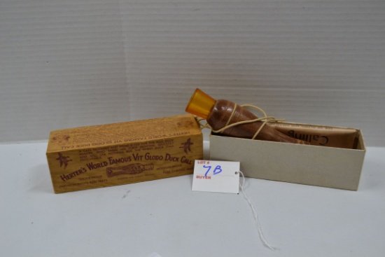 Vintage Herter's Duck and Goose Call in Original Box