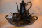 Oneida Silver Plate Tea Service; Needs polished.