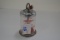 Vintage Glass Shawnee Federal, Topeka, KS, Bank w/Key