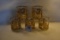 Set of 6 1960s Culver Beverage Glasses w/22K Gold 