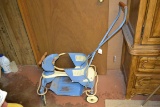 Vintage Metal Baby Stroller; Note that we are unable to ship this item.