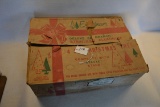 Vintage Aluminum 4 Foot Christmas Tree w/Original Box; Complete