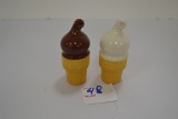 Pair of 1950s Dairy Queen Salt and Pepper Shakers