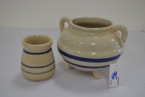 Vintage Robinson Ransbottom Roseville? Blue Band 7