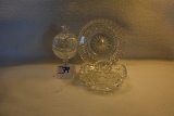 Group of Cut Crystal Dishes