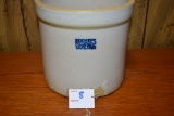 1 Gallon Ruckel's Stoneware Crock w/Factory Glaze Defect