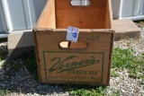 Vintage Vernores Ginger Ale Wooden Crate