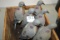 Group of 6 Plastic Dove Decoys