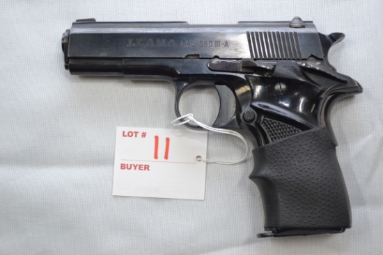 Llama Model III-A .380 Cal. Semi-Auto Pistol; Made in Spain w/1-7 Rd. Magazine; SN C37005