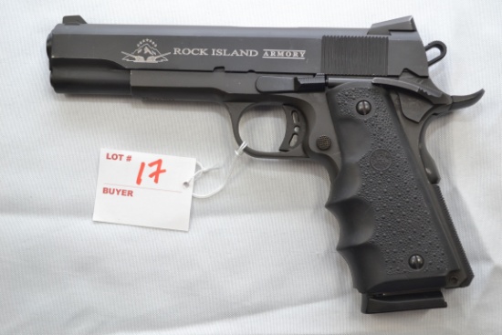 Rock Island Armory M1911-AIFS .45 ACP Cal. Semi-Auto Pistol w/Skeletonized Trigger and Hammer, Exten