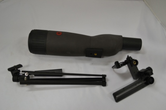 Simmons Model 846060 Spotting Scope w/Tripod in Hard Case; Can be used with camera.