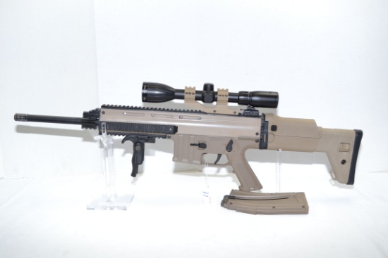 ISSC MK22 .22 LR Cal. Semi-Auto Rifle w/1-22 Rd. Magazine, Forward Folding Grip, Front and Rear Flip