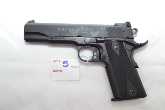 Walther/Colt 1911 Gold Cup Trophy .22 LR Cal. Semi-Auto Pistol w/Adj. Rear Sight, Extended Beaver Ta