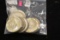 11 - Kennedy 40% Silver Half Dollars; 11xBID