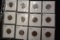Starter Set of Indian Head Pennies 1898-1909 including 12 Pennies