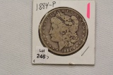 1884-P Morgan Dollar; VF