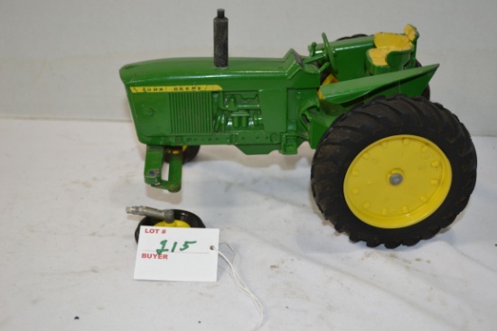 John Deere 3020 Wide Front Tractor; Used; Front Tire Needs Repair